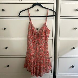 Hello Molly Floral Romper -Size 4